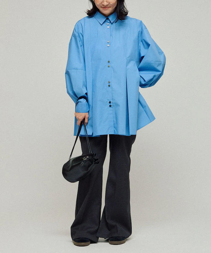 Box Stack Balloon Sleeve Long Sleeve Shirt