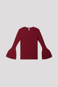 SOFT PORTRAIT BELL SLEEVE TOP