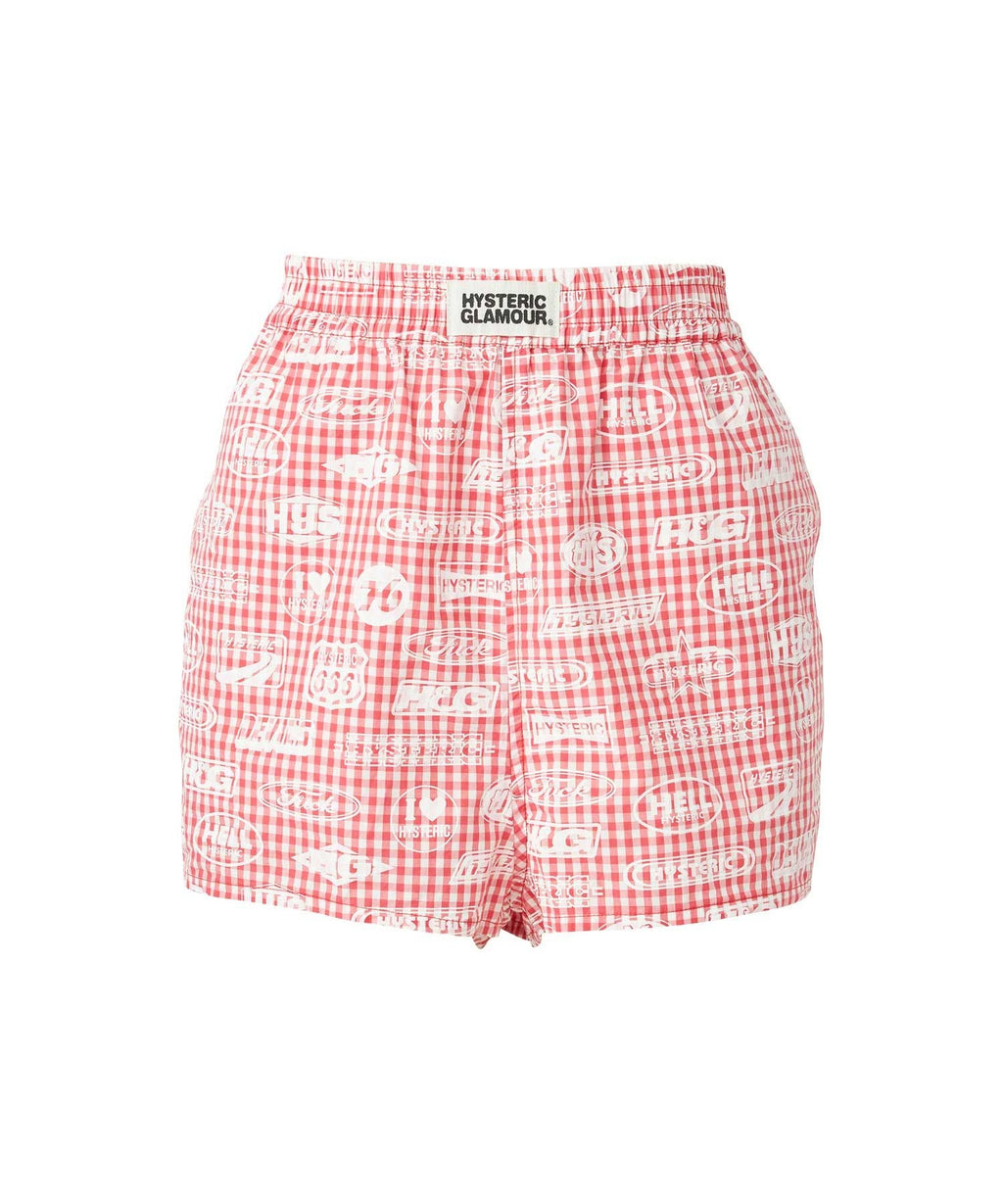 HG Racing Gingham Check Short Pants