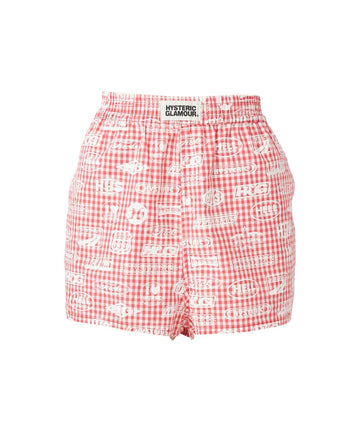 HG Racing Gingham Check Short Pants