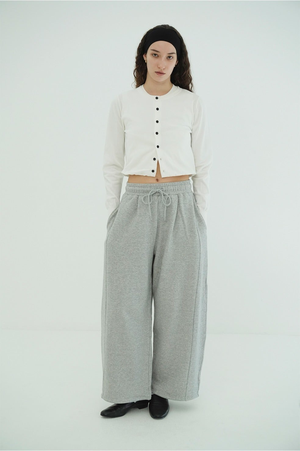 W LAYERED KNIT CARDIGAN