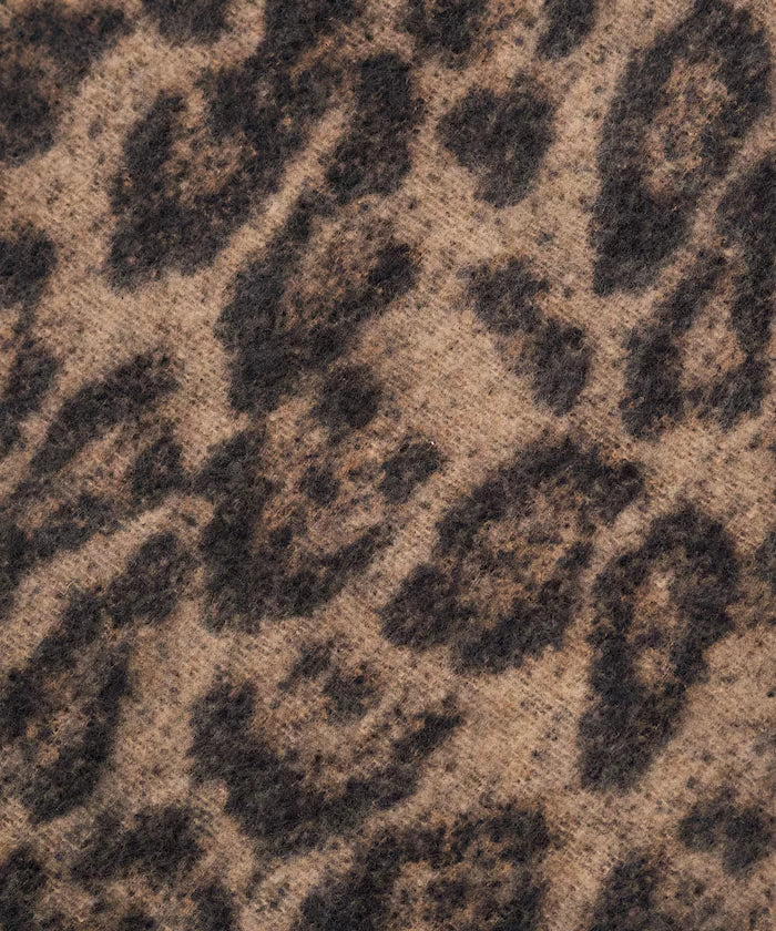 Animal Print Volume Scarf