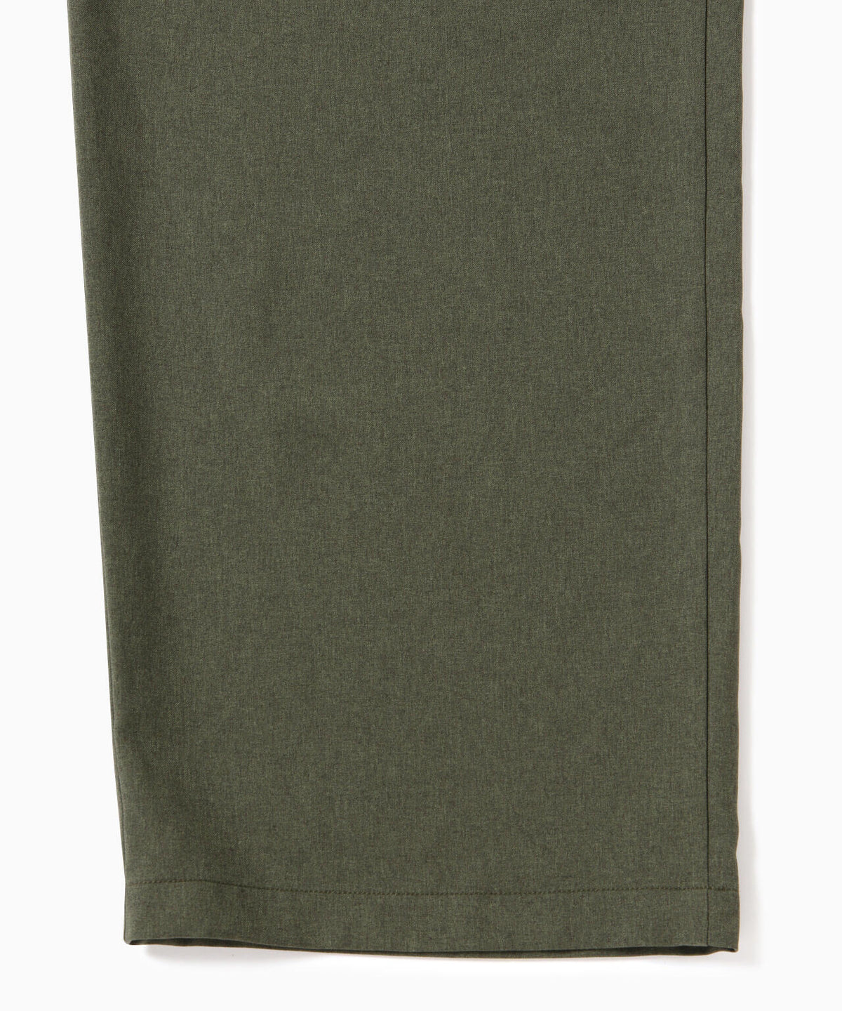 PE melange twill wide pants
