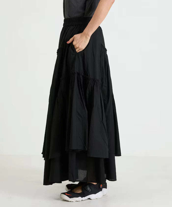 India Frill Maxi Gathered Skirt