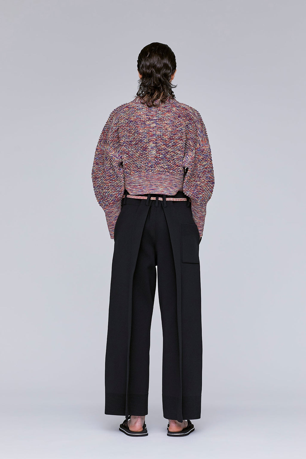 MILAN CREASE WIDE STRAIGHT PANTS