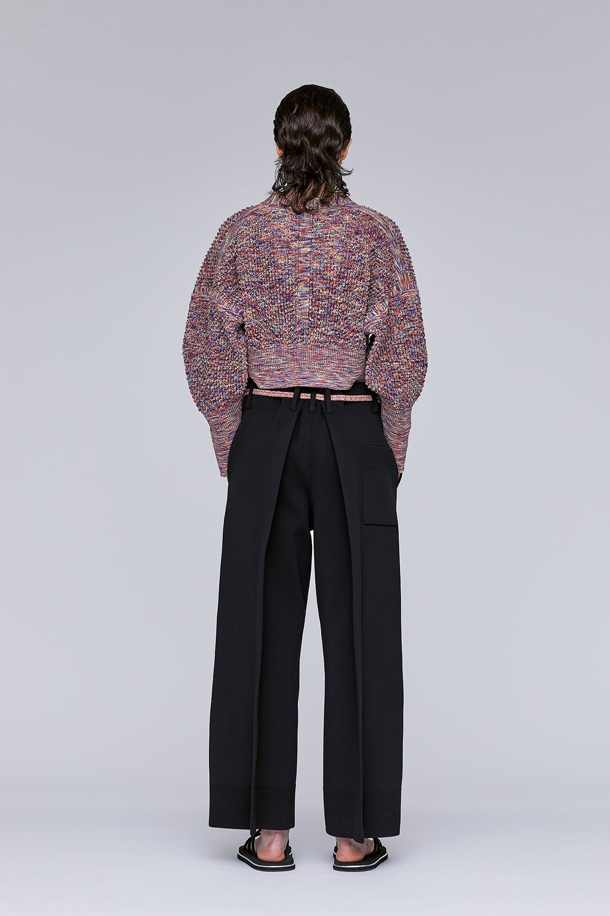 MILAN CREASE WIDE STRAIGHT PANTS