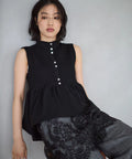 Japan Made Whole Garment Peplum Vest