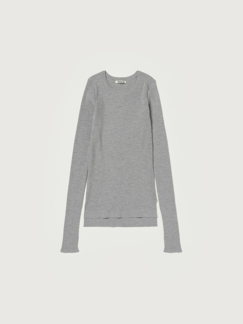 SUPER FINE WOOL HIGH GAUGE RIB KNIT P/O