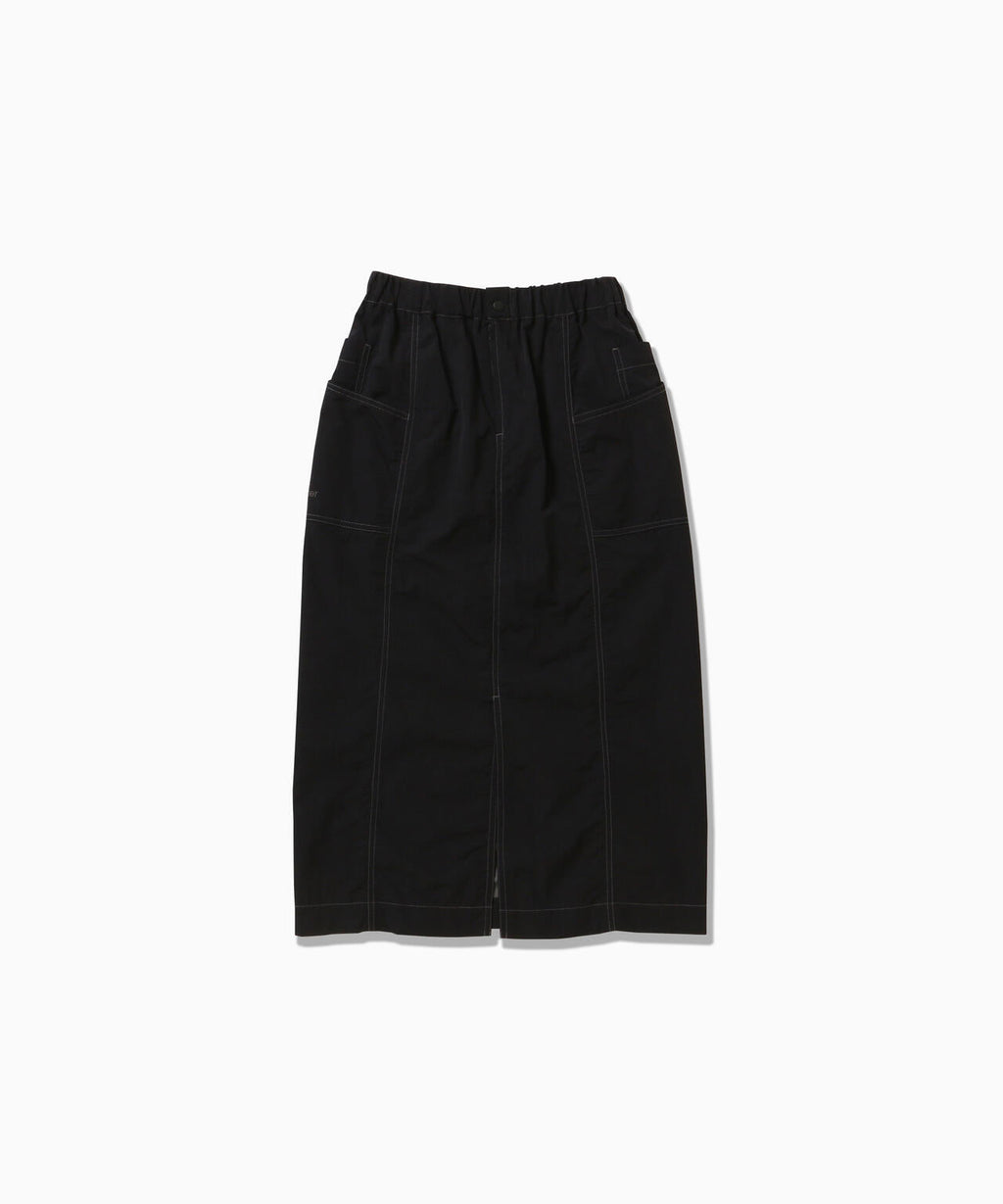 crinkled nylon skirt (W)