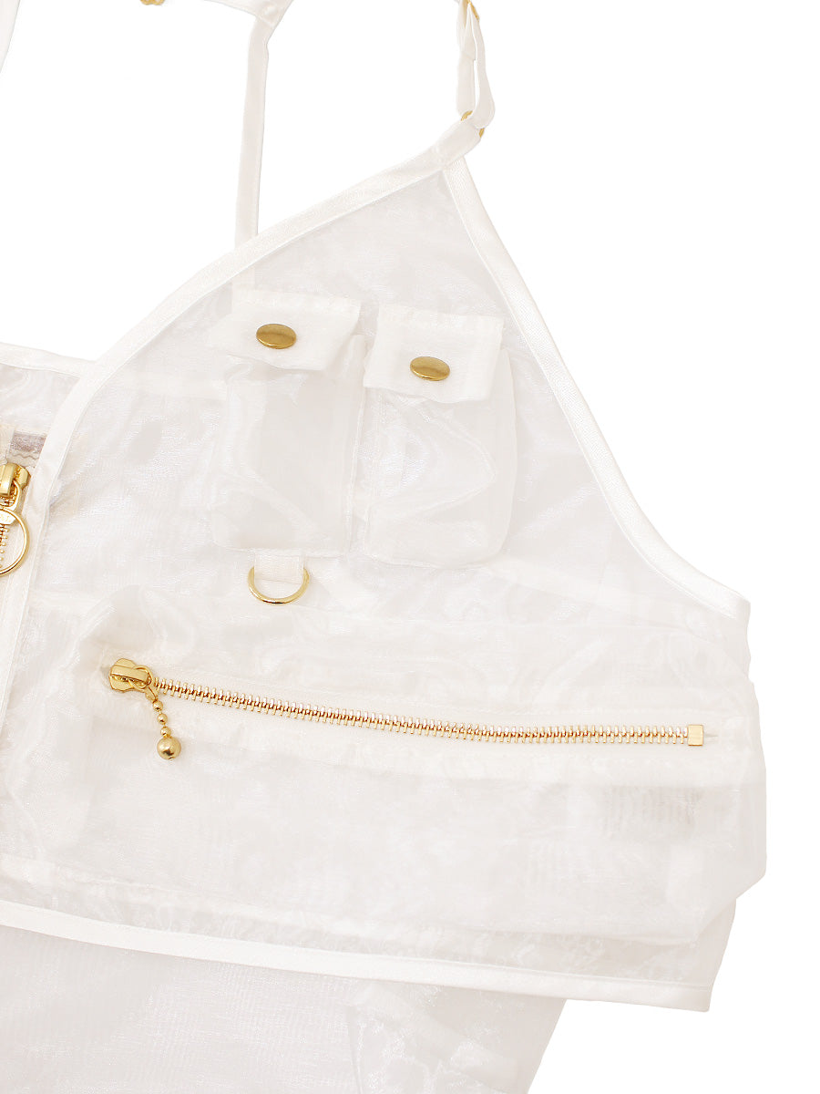Sheer Pearl Fishing Vest