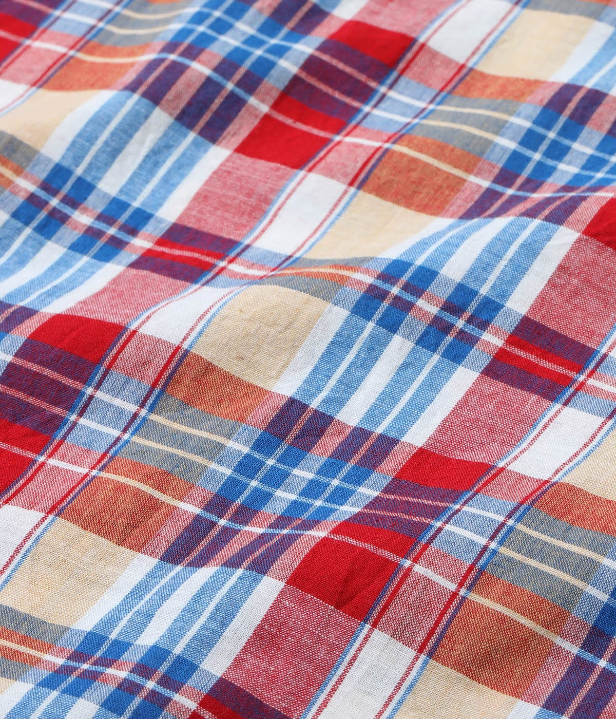 MADRAS CHECK OPEN SHIRT