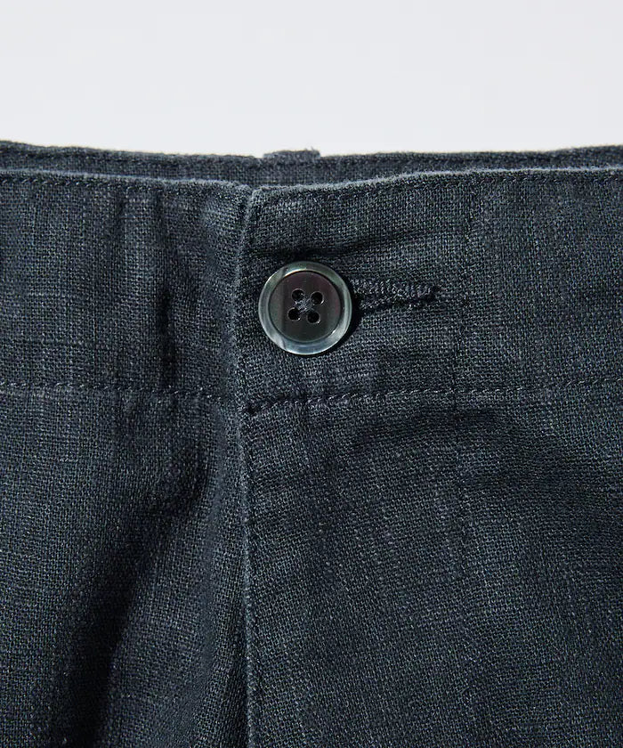 LINEN COTTON EASY CARGO PANTS 【Compatible with Set-Up】