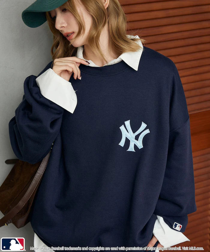 Custom MLB Fleece Crewneck Logo Sweatshirt Limited Edition
