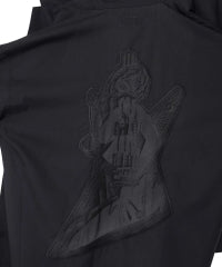 Guitar Girl Embroidered Oversized Shirt