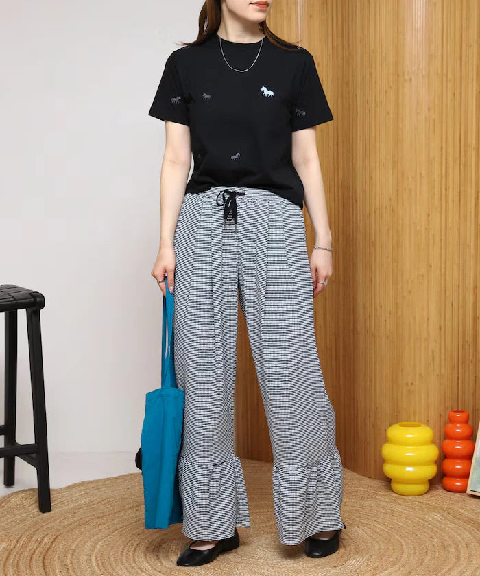 Organic Cotton Allover Embroidery T-Shirt