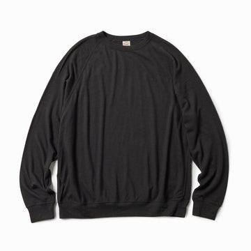 GL69413 / WASHBLE WOOL SUPER 140's RAGLAN CREW NECK SHIRT