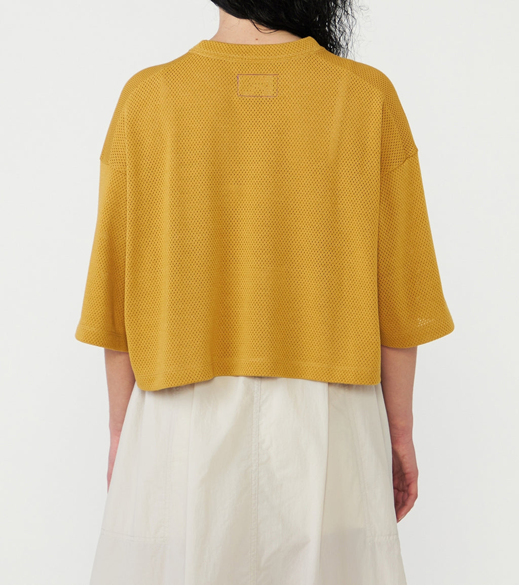 Mesh Field Cropped Tee