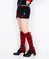 Noise Patch Military Low Rise Mini Skirt
