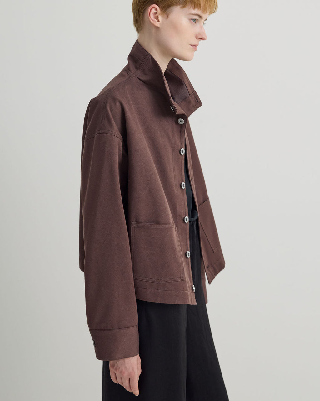FUNNEL NECK COVERALL JACKET