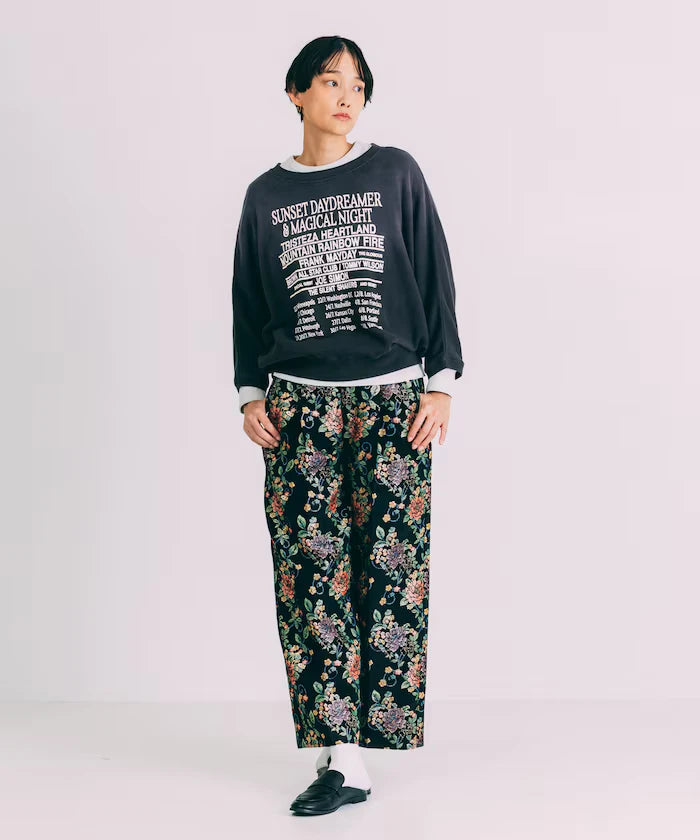 Fade Print Dolman Sweat
