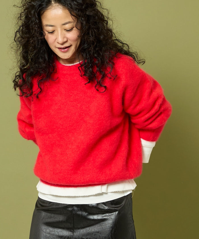 Fluffy Knit Pullover