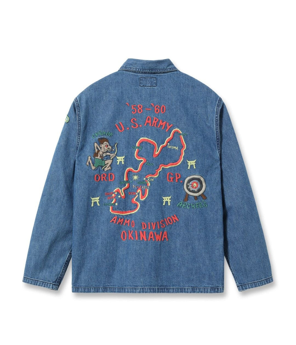 Late 1950s Style Blue Denim Okinawa Jumper ���CHIBANA ARCHER'S��� (AGING MODEL)