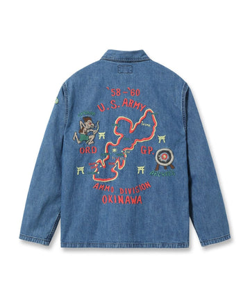 Late 1950s Style Blue Denim Okinawa Jumper ���CHIBANA ARCHER'S��� (AGING MODEL)