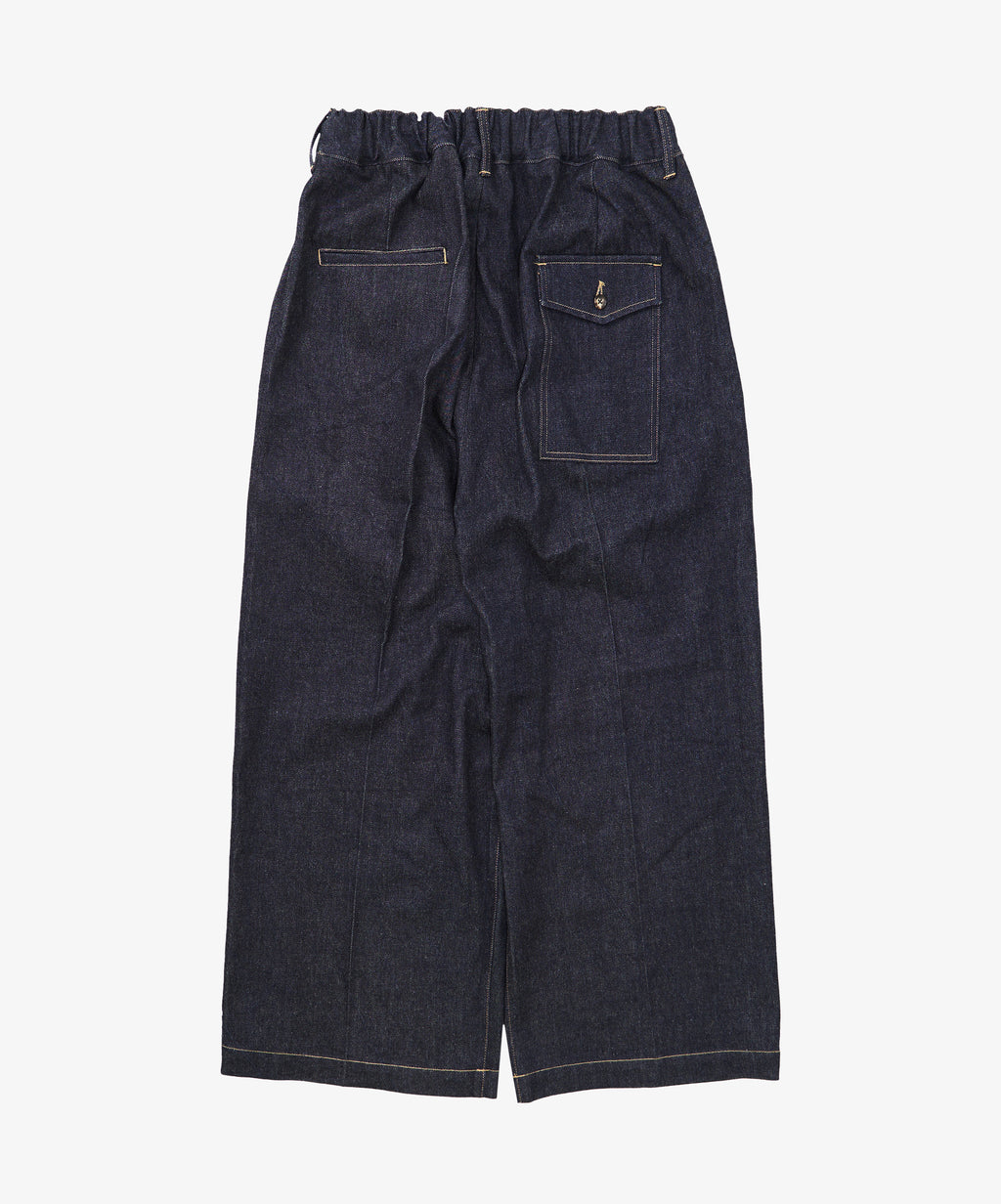 hakama pants denim one wash