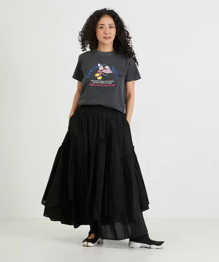 India Frill Maxi Gathered Skirt