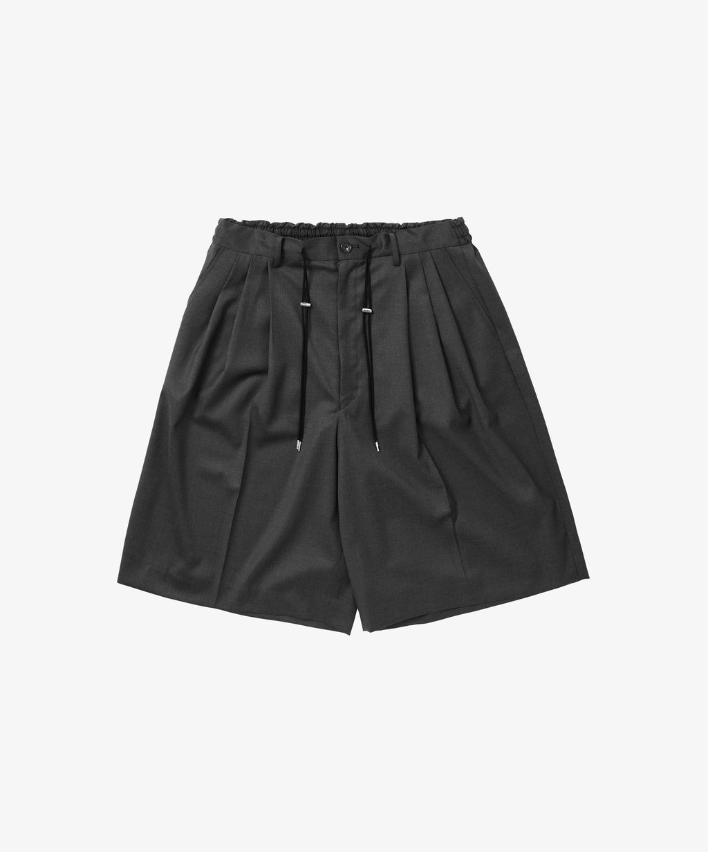 pantalon circulaire shorts loro piana anthracite