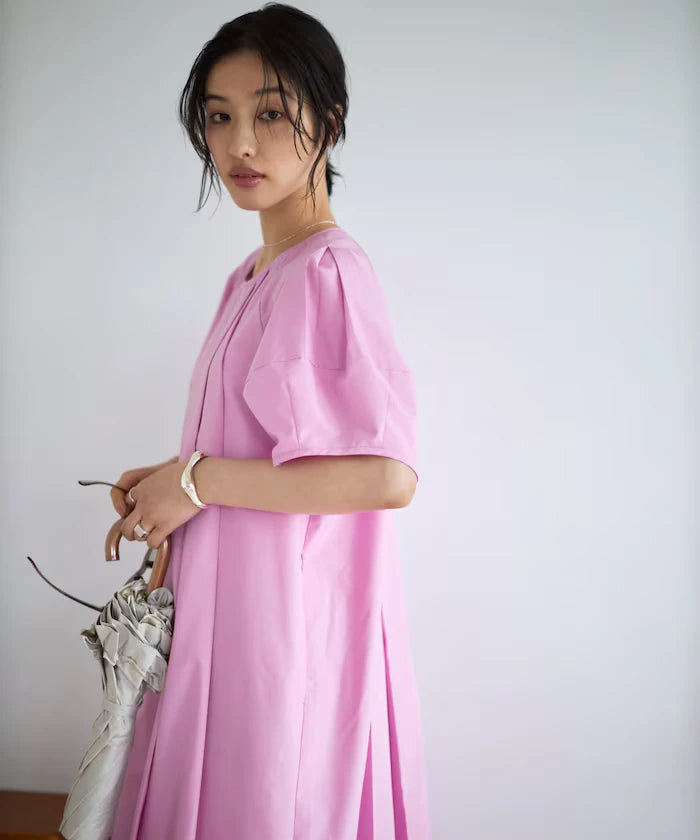 Balloon Sleeve 2WAY Dress / 5 Minute Sleeve