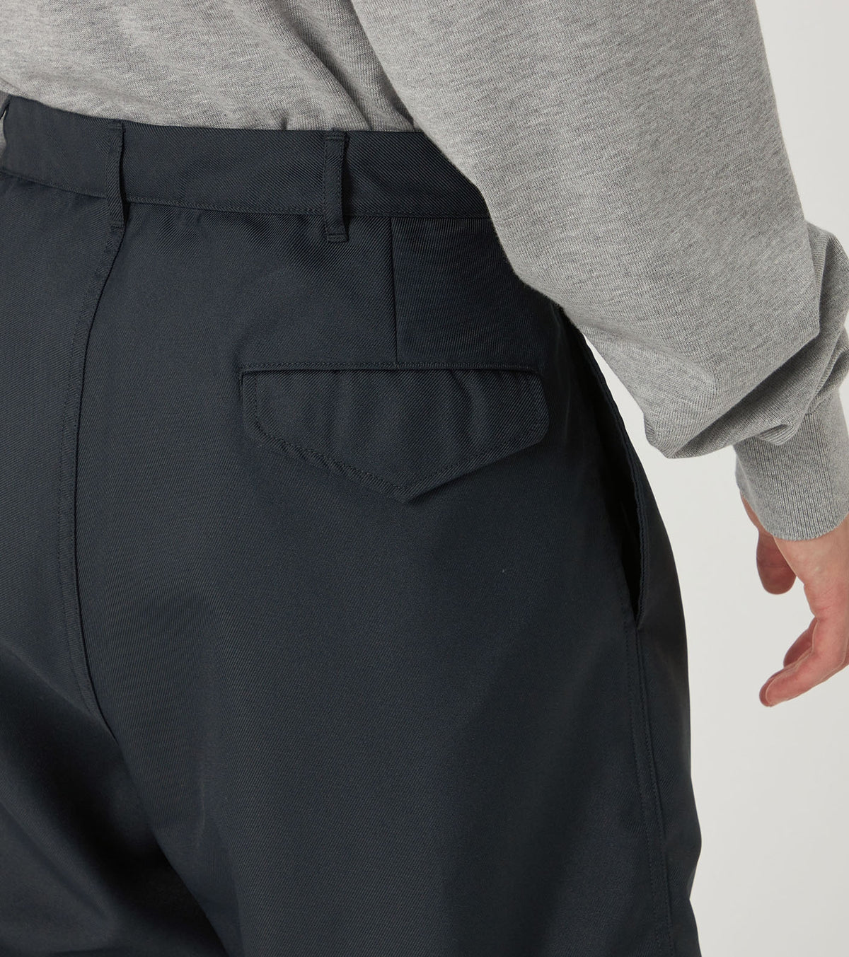 Polyester Twill Double Pleated Shorts