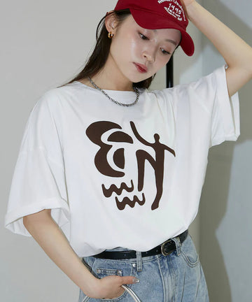 Flocky Nuance Art Big T-Shirt Limited Release