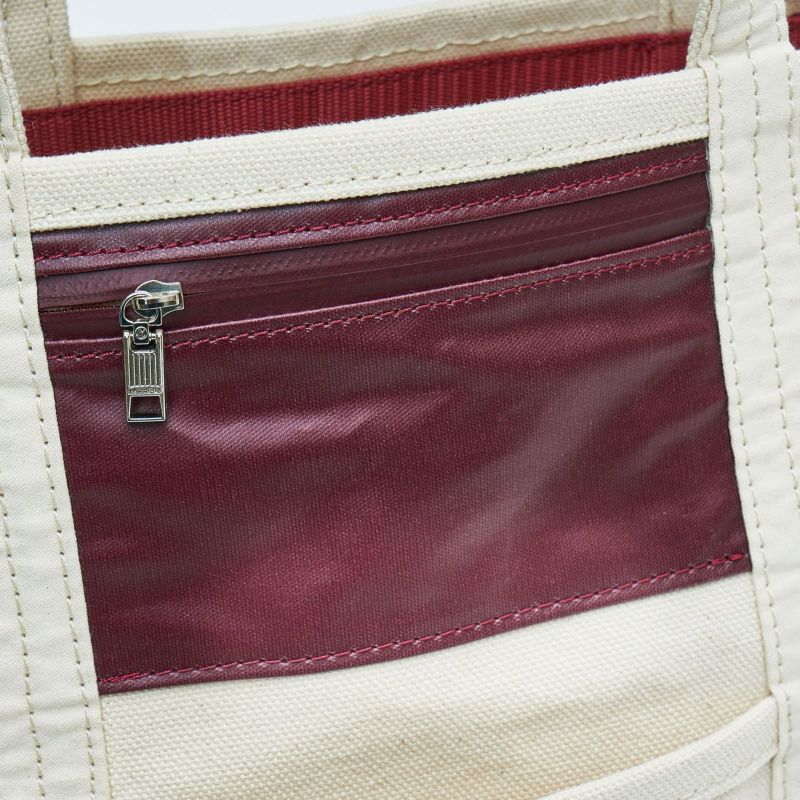 ALBERTON CANVAS TOTE sizeL/WINE
