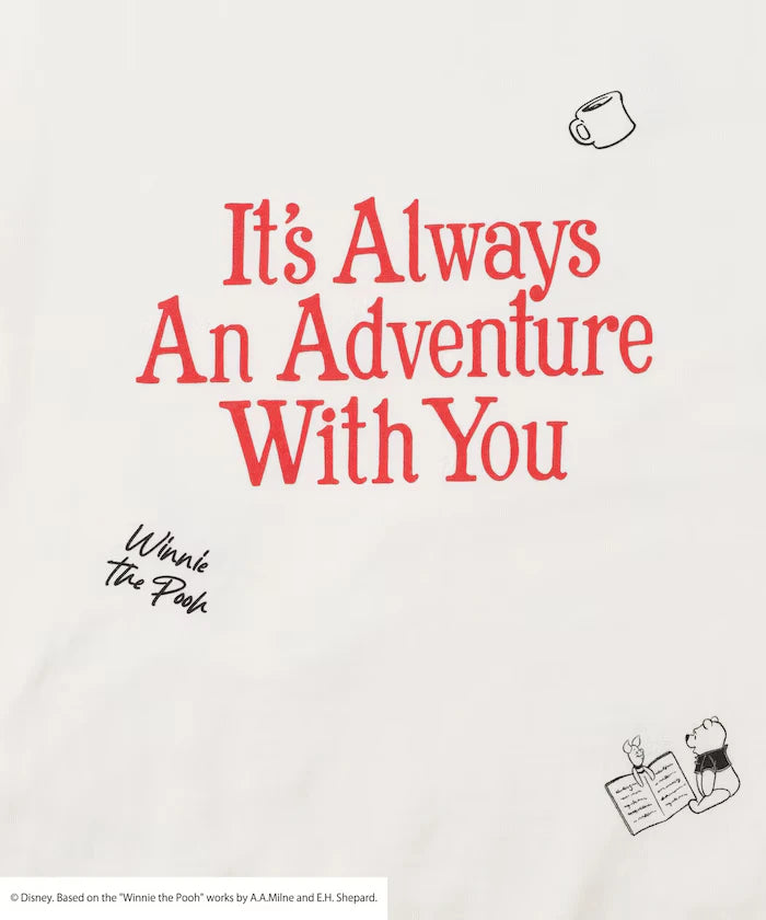 Winnie-the-Pooh Message Print T-Shirt