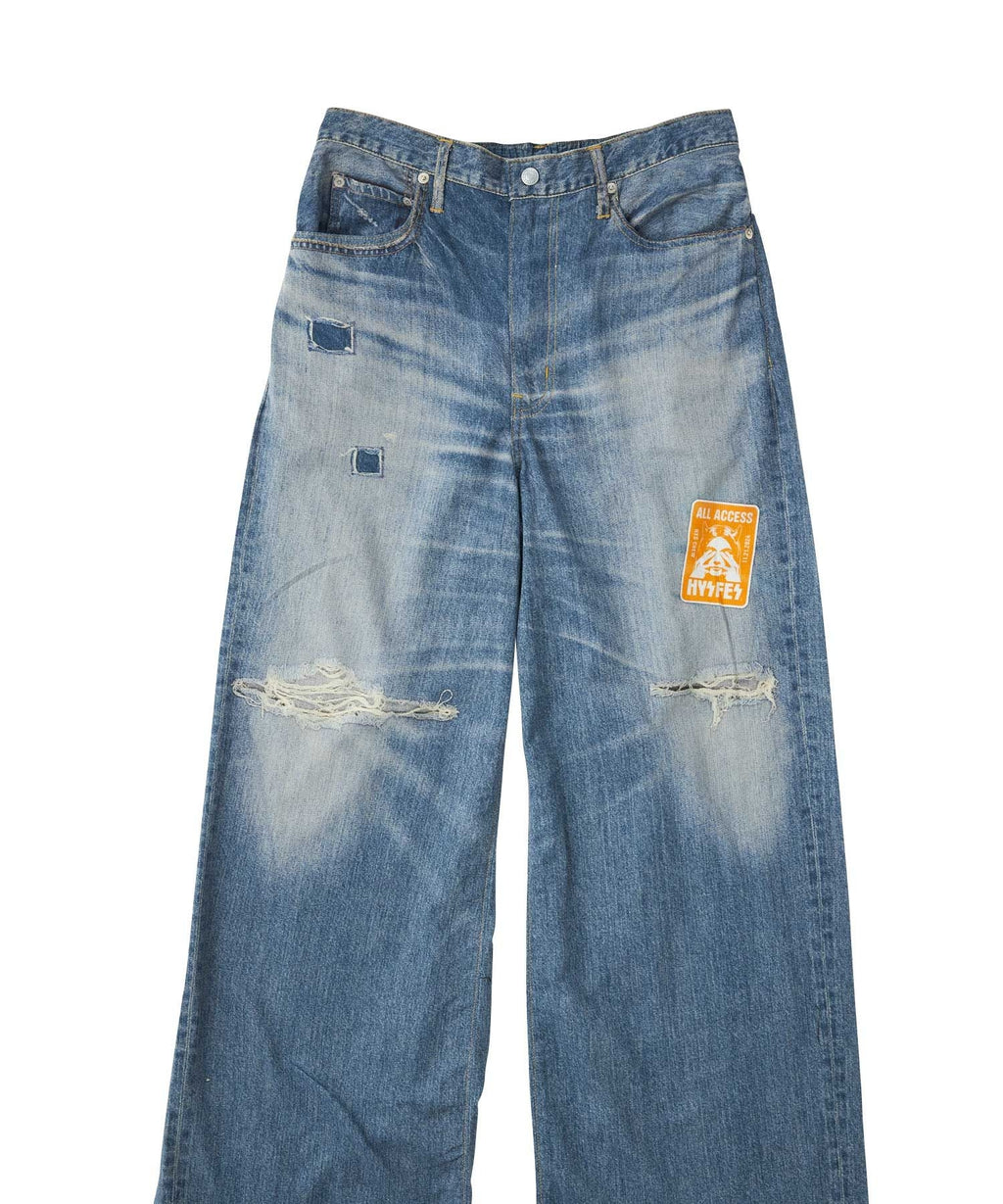 HYS FES PASS Denim Transfer Pants