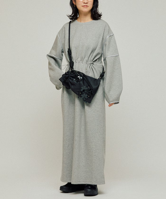Cocoon Sleeve Damboru Sweat One-Piece / Spindle