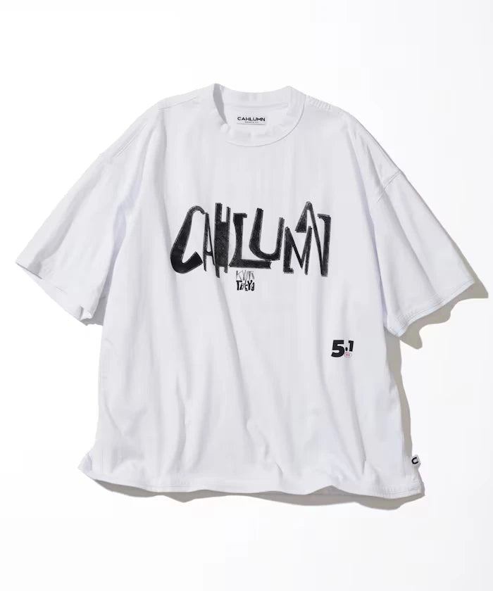 ZINE5.1＋CAHLUMN LOGO Reversible T-Shirt