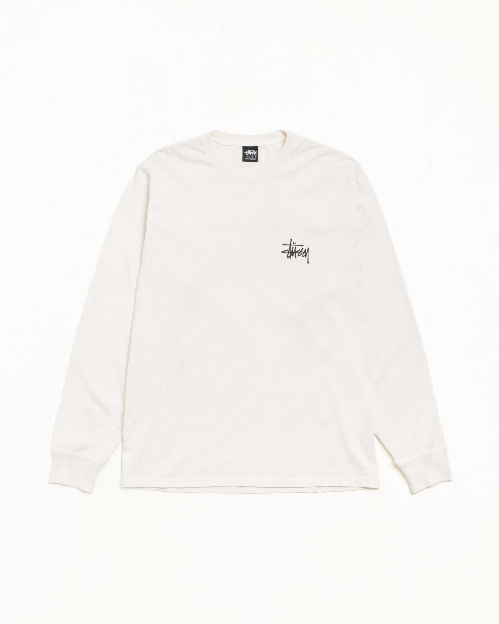 BASIC STÜSSY LS TEE PIGMENT DYED