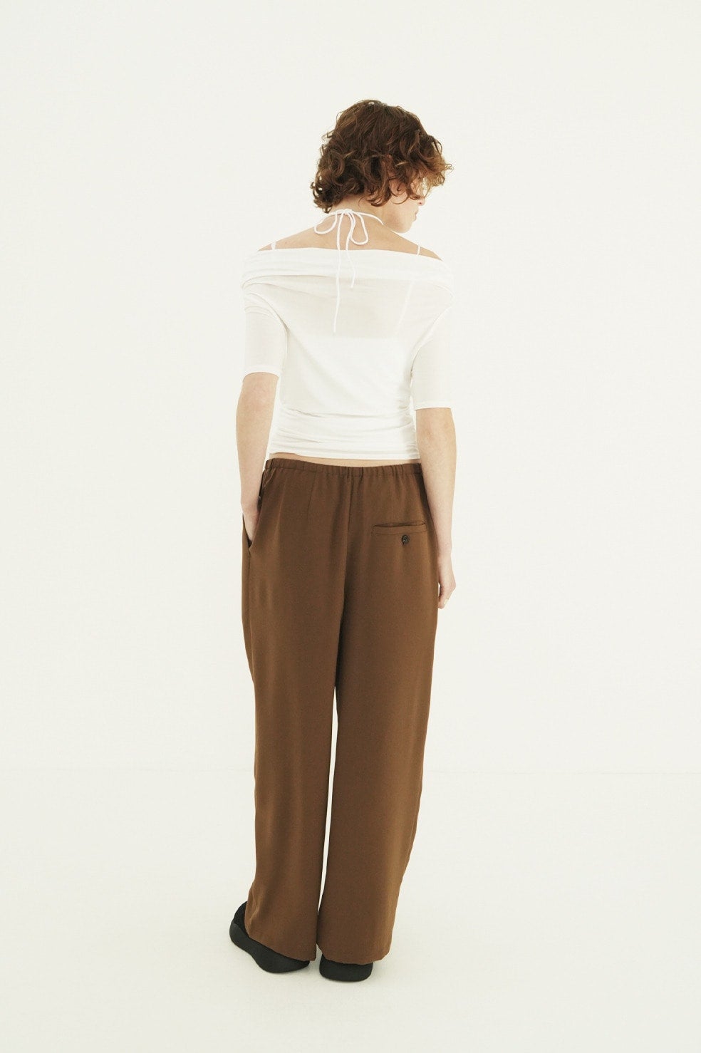DRAWSTRING LOOSE TUCK PANTS
