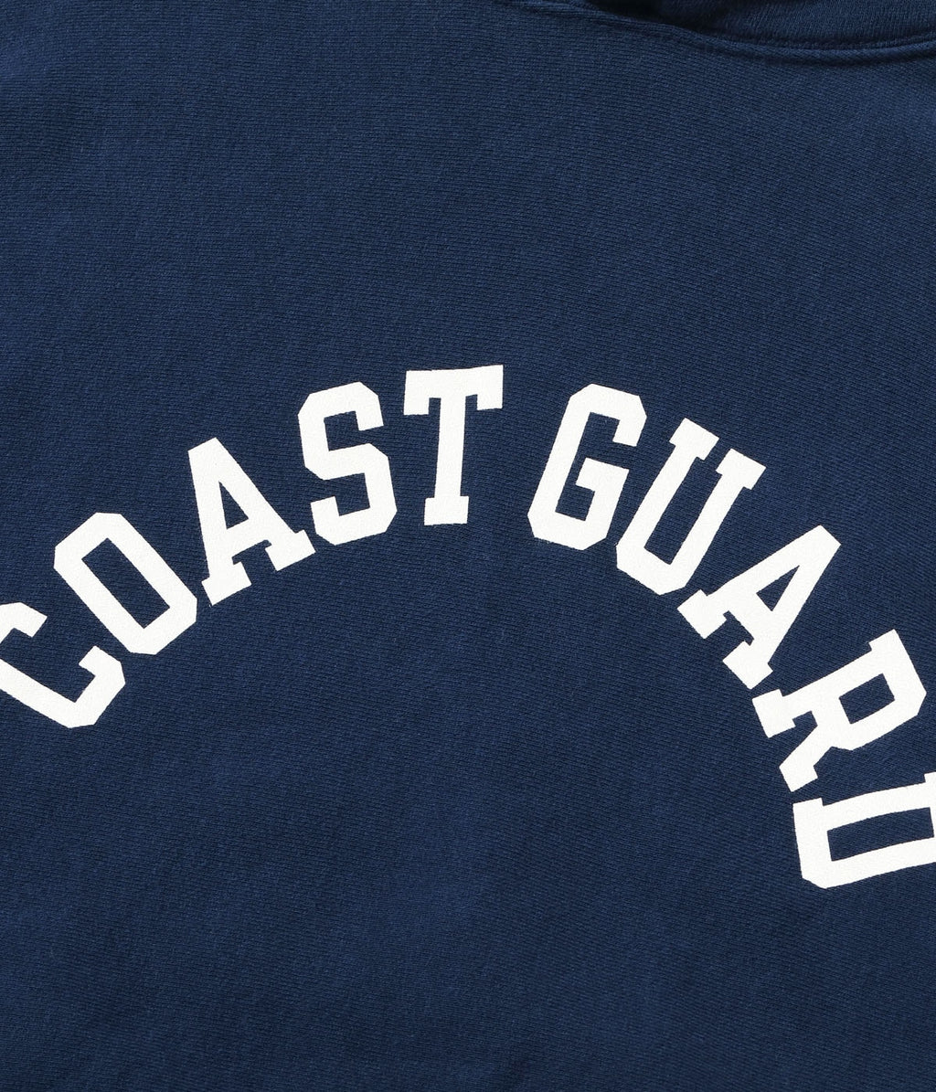 HORIZONTAL KNITTING SWEAT PARKA ���COAST GUARD���