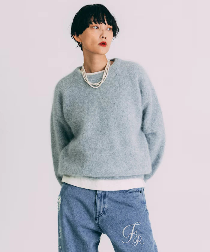 Fluffy Knit Pullover