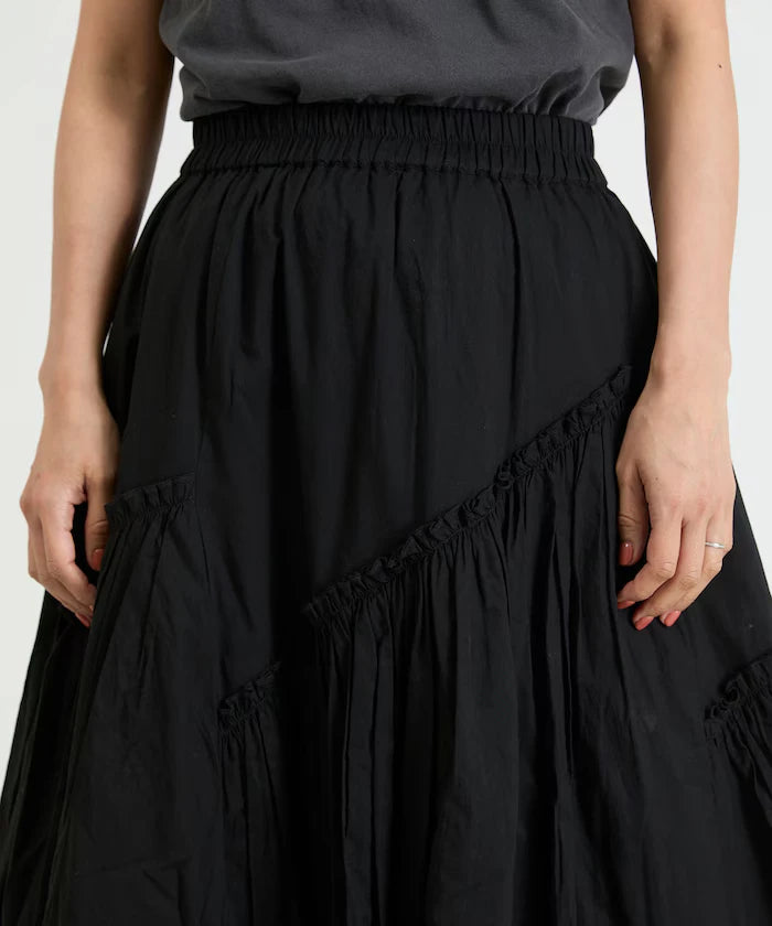 India Frill Maxi Gathered Skirt