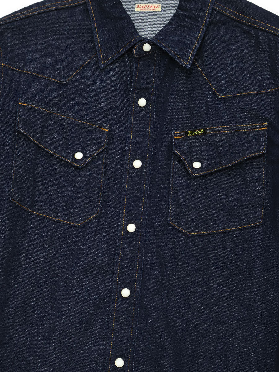 8oz Denim Western Shirt