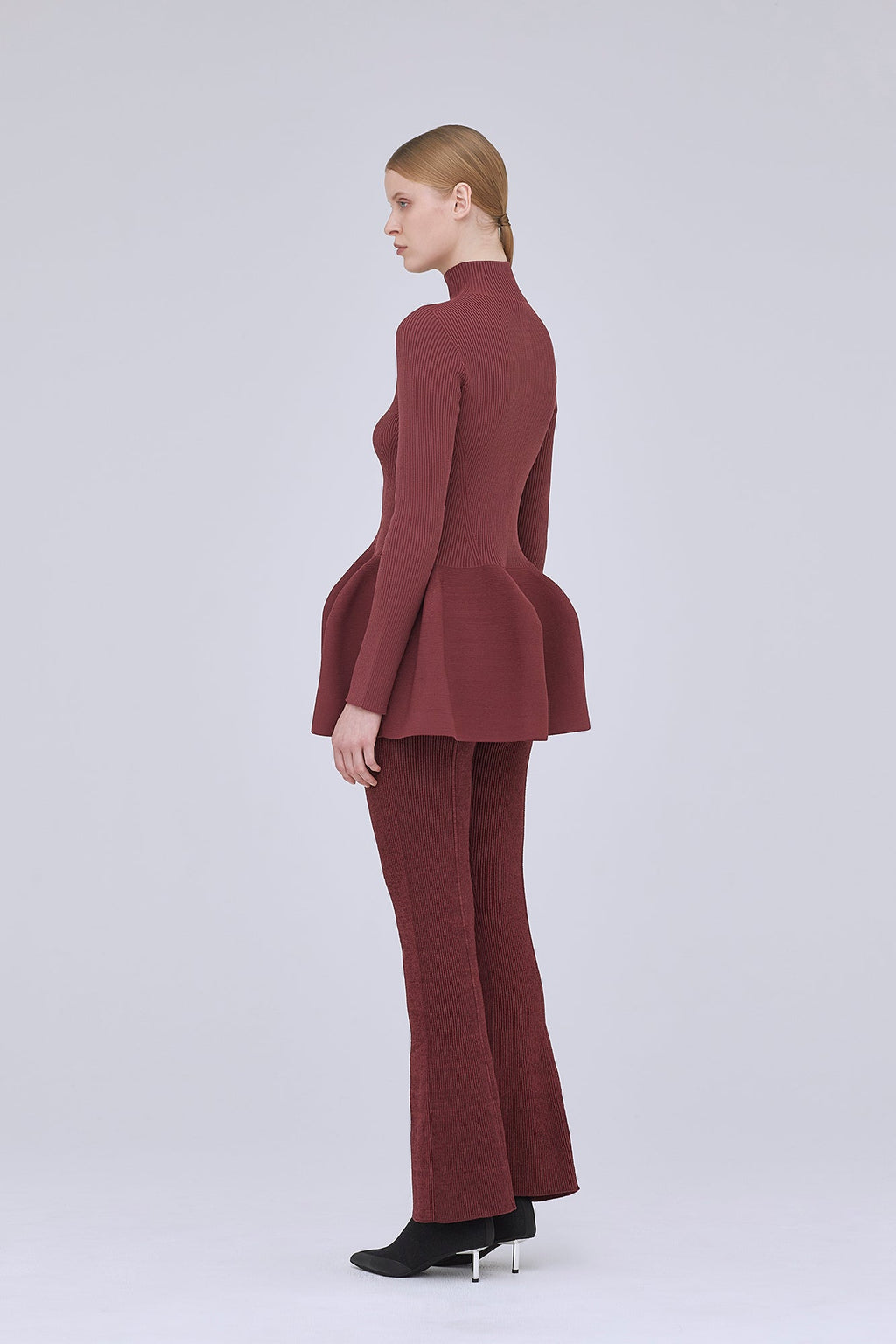 POTTERY GLITTER MOCKNECK TOP