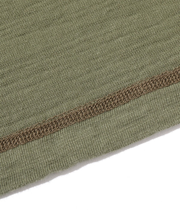 Buzz Rickson's Slub Yarn Henley Neck T-Shirt
