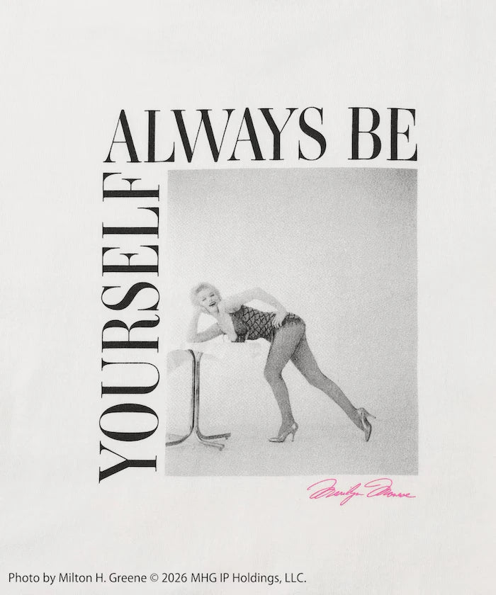 Marilyn Monroe Short Sleeve Monochrome Photo T-shirt