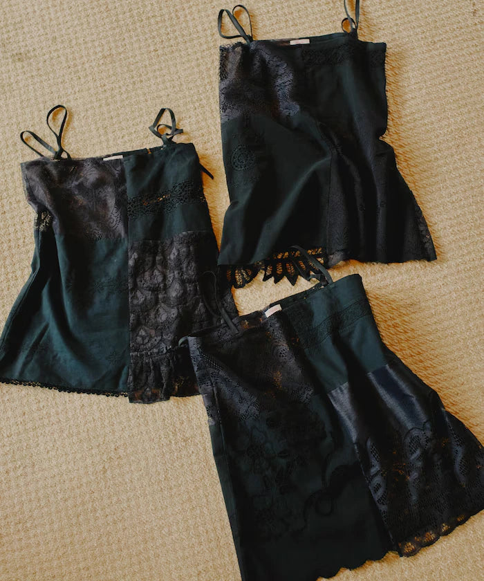 Remake Vintage Lace Patchwork Camisole