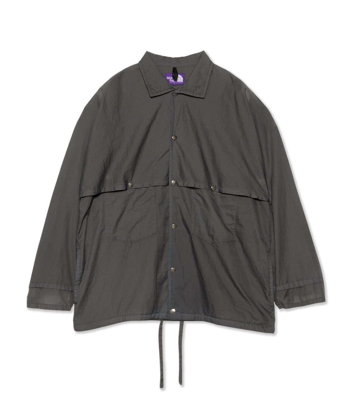 Garment Dyed Nylon Ripstop Field Shirt Jacket