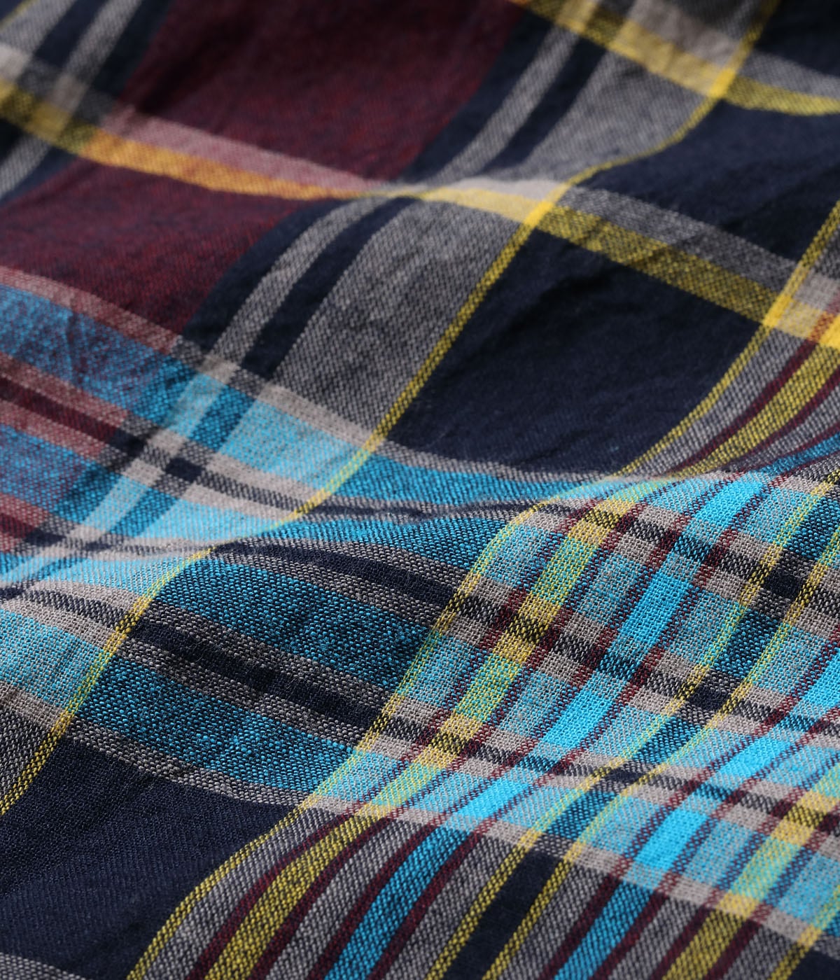INDIA MADRAS CHECK BUTTON DOWN SHIRT